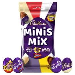 CADBURY ASSORTMENT MINI MIX šokoladinių saldainių rinkinys 238 g 